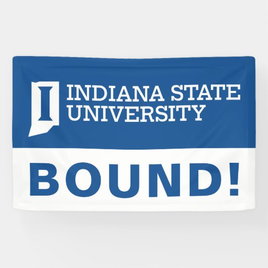 Indiana State University Afstuderen Spandoek (Horizontaal)