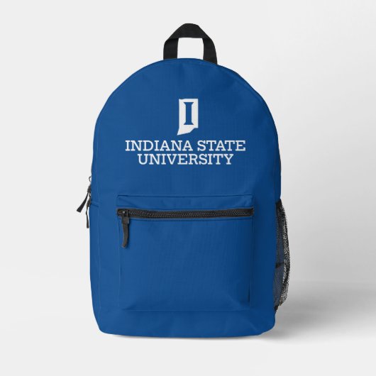 Indiana State University Bedrukte Rugzak (Voorkant)
