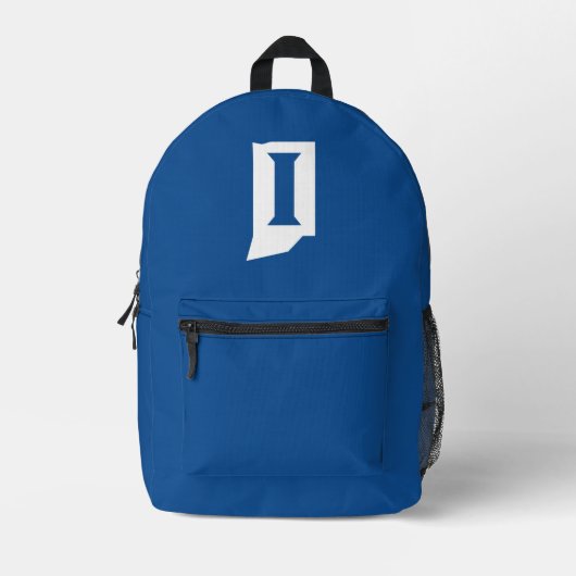 Indiana State University Bedrukte Rugzak (Voorkant)