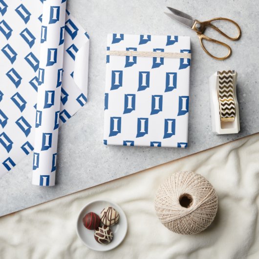 Indiana State University Cadeaupapier (Crafts)