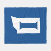 Indiana State University Fleece Deken (Voorkant (Horizontaal))