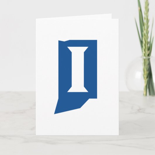 Indiana State University Kaart (Voorkant)