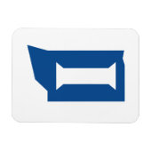 Indiana State University Magneet (Horizontaal)