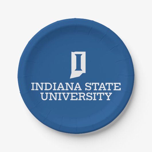 Indiana State University Papieren Bordje (Voorkant)