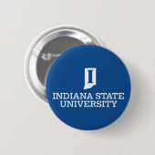 Indiana State University Ronde Button 5,7 Cm (Voorkant /achterkant)