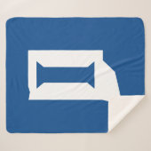 Indiana State University Sherpa Deken (Voorkant (horizontaal))