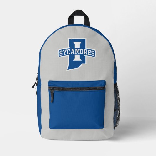 Indiana State University Sycamores Bedrukte Rugzak (Voorkant)