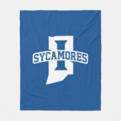 Indiana State University Sycamores Fleece Deken (Voorkant)