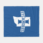 Indiana State University Sycamores Fleece Deken (Voorkant (Horizontaal))