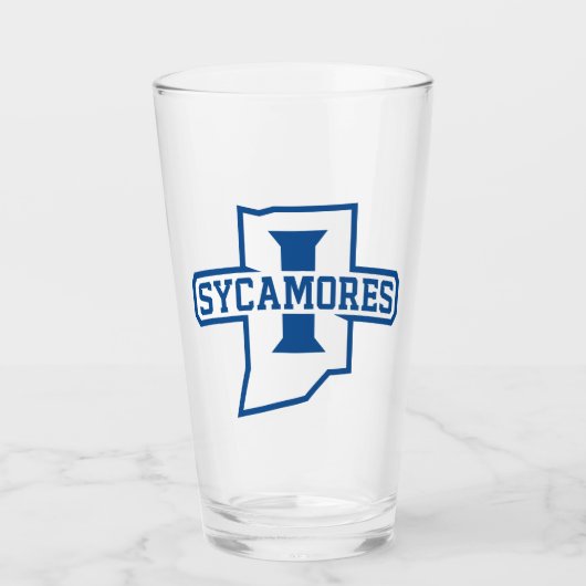 Indiana State University Sycamores Glas (Voorkant)