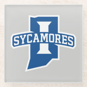 Indiana State University Sycamores Glazen Onderzetter