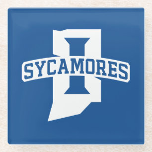 Indiana State University Sycamores Glazen Onderzetter