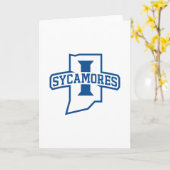 Indiana State University Sycamores Kaart (Gele Bloem)