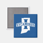 Indiana State University Sycamores Magneet (Voorkant / Achterkant)
