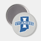 Indiana State University Sycamores Magneet (Voorkant / Achterkant)