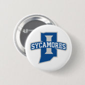 Indiana State University Sycamores Ronde Button 5,7 Cm (Voorkant /achterkant)