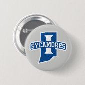 Indiana State University Sycamores Ronde Button 5,7 Cm (Voorkant /achterkant)