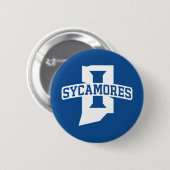 Indiana State University Sycamores Ronde Button 5,7 Cm (Voorkant /achterkant)