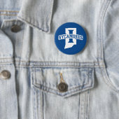 Indiana State University Sycamores Ronde Button 5,7 Cm (In situ)