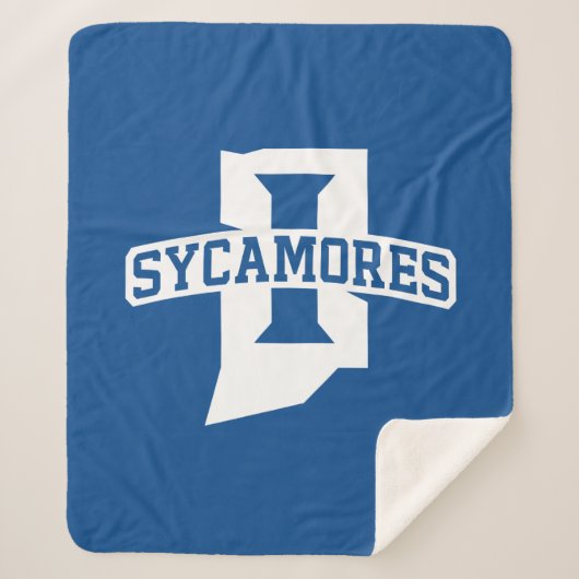 Indiana State University Sycamores Sherpa Deken (Voorkant)