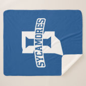 Indiana State University Sycamores Sherpa Deken (Voorkant (horizontaal))