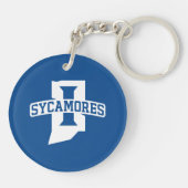 Indiana State University Sycamores Sleutelhanger (Achterkant)