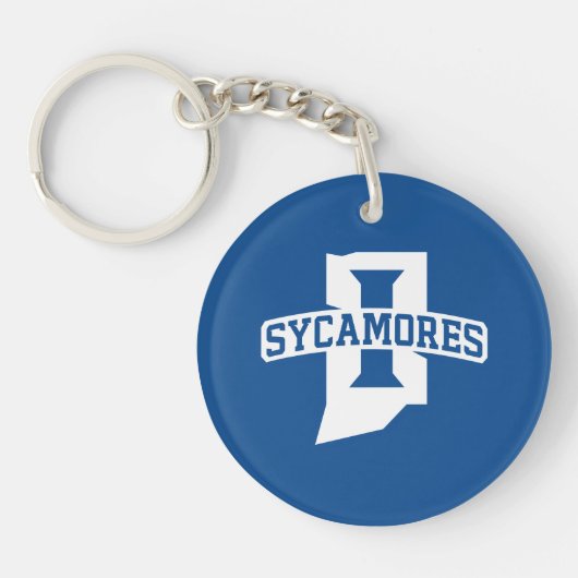 Indiana State University Sycamores Sleutelhanger (Voorkant)