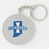 Indiana State University Sycamores Sleutelhanger (Achterkant)