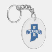 Indiana State University Sycamores Sleutelhanger (Voorkant Links)