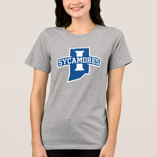 Indiana State University Sycamores Tri-Blend Shirt (Voorkant)