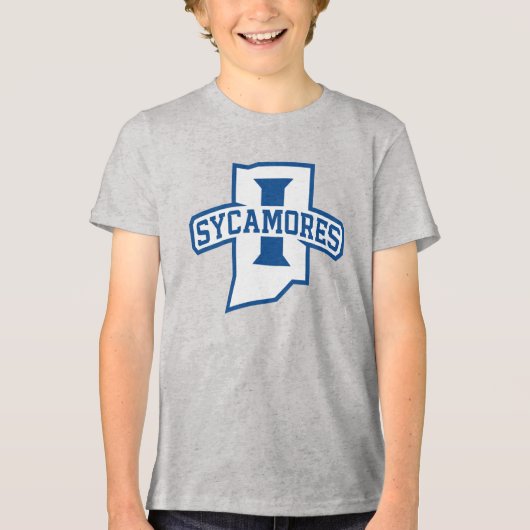 Indiana State University Sycamores Tri-Blend Shirt (Voorkant)