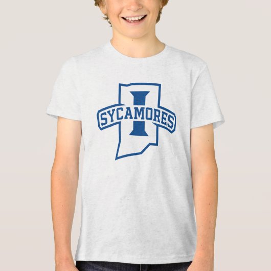 Indiana State University Sycamores Tri-Blend Shirt (Voorkant)