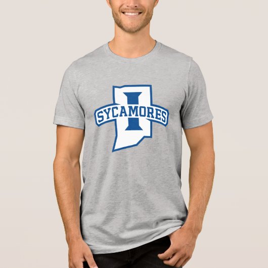 Indiana State University Sycamores Tri-Blend Shirt (Voorkant)