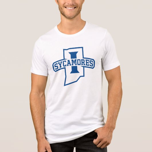Indiana State University Sycamores Tri-Blend Shirt (Voorkant)