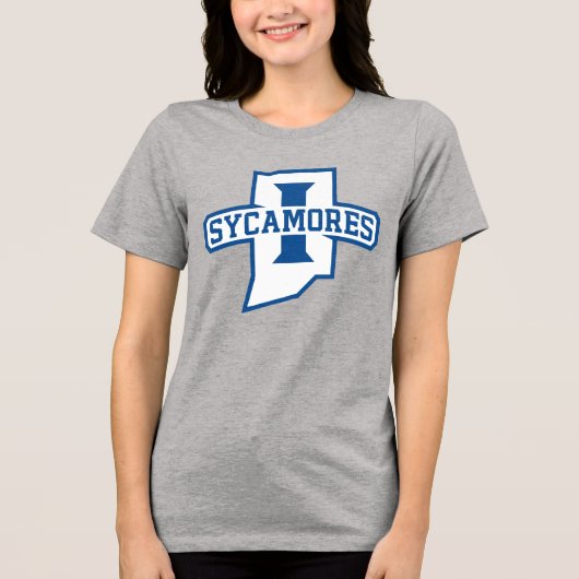 Indiana State University Sycamores Tri-Blend Shirt (Voorkant)