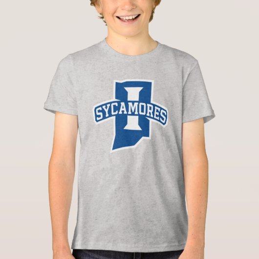 Indiana State University Sycamores Tri-Blend Shirt (Voorkant)