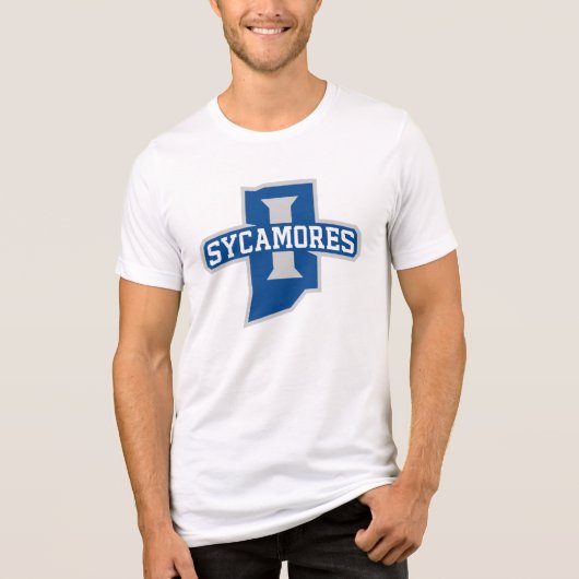 Indiana State University Sycamores Tri-Blend Shirt (Voorkant)