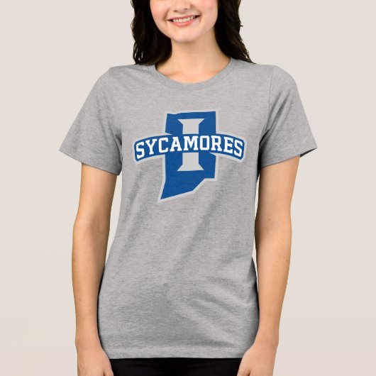 Indiana State University Sycamores Tri-Blend Shirt (Voorkant)