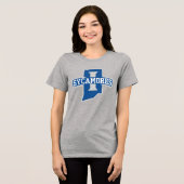 Indiana State University Sycamores Tri-Blend Shirt (Voorkant volledig)