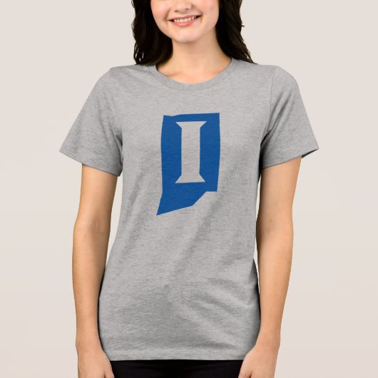 Indiana State University Tri-Blend Shirt (Voorkant)
