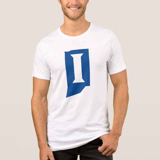 Indiana State University Tri-Blend Shirt (Voorkant)