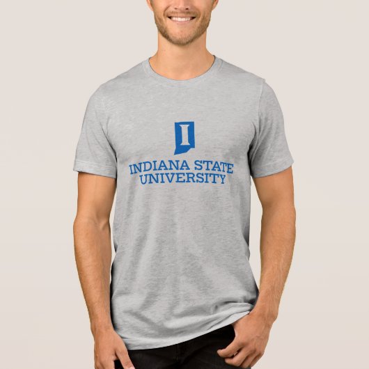 Indiana State University Tri-Blend Shirt (Voorkant)