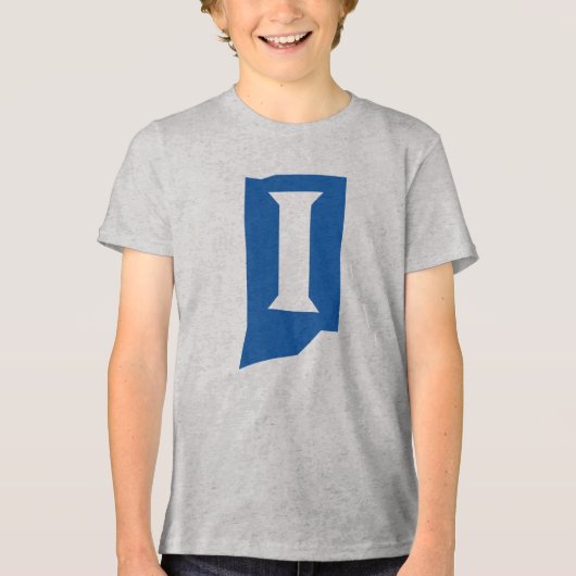 Indiana State University Tri-Blend Shirt (Voorkant)