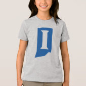 Indiana State University Tri-Blend Shirt (Voorkant)