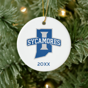 Indiana State University-vakantie Keramisch Ornament