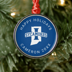 Indiana State University-vakantie Metalen Ornament