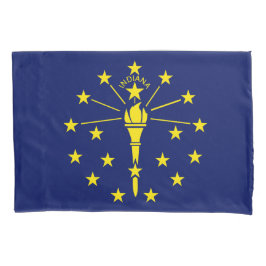 Indiana State Vlag Print Patriot Kussensloop