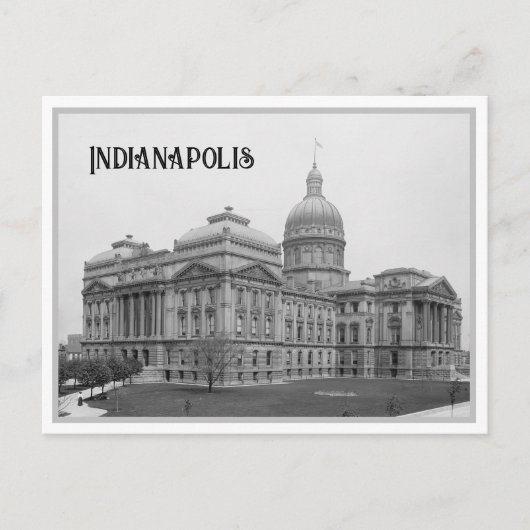  Indiana Statehouse / Capitol, Indianapolis Briefkaart (Voorkant)