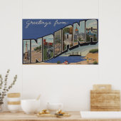 Indiana (Steel Mills/Sand Dunes) Poster (Keuken)