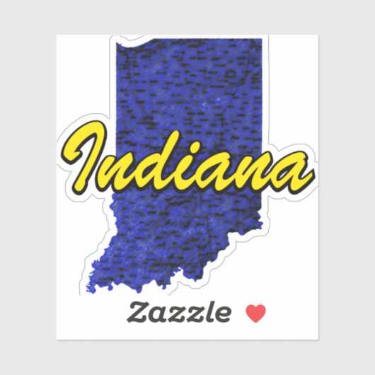 Indiana Sticker (Vel)